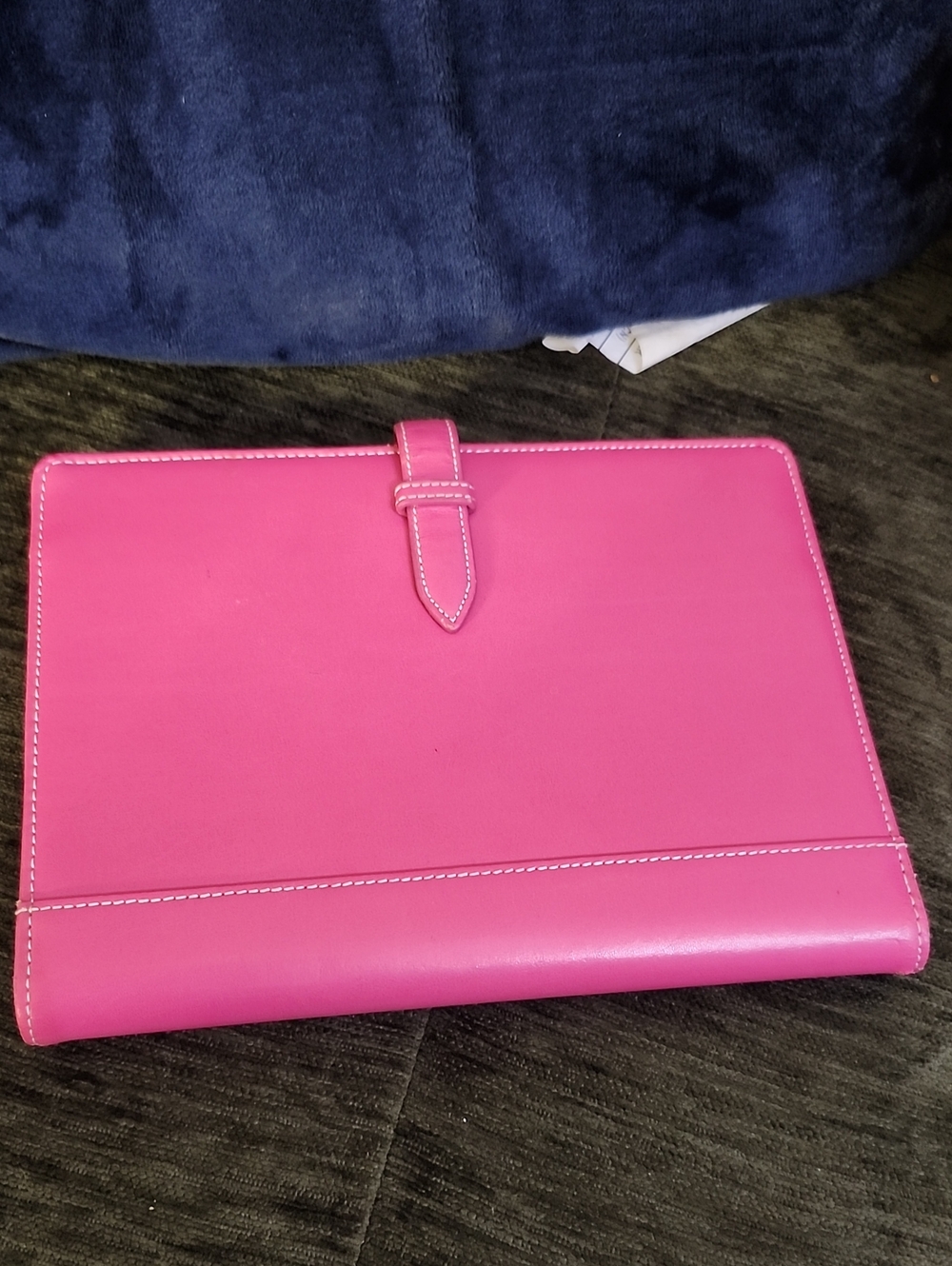 Franklin Covey Leather Planner Case Pink Tablet Folio Case -